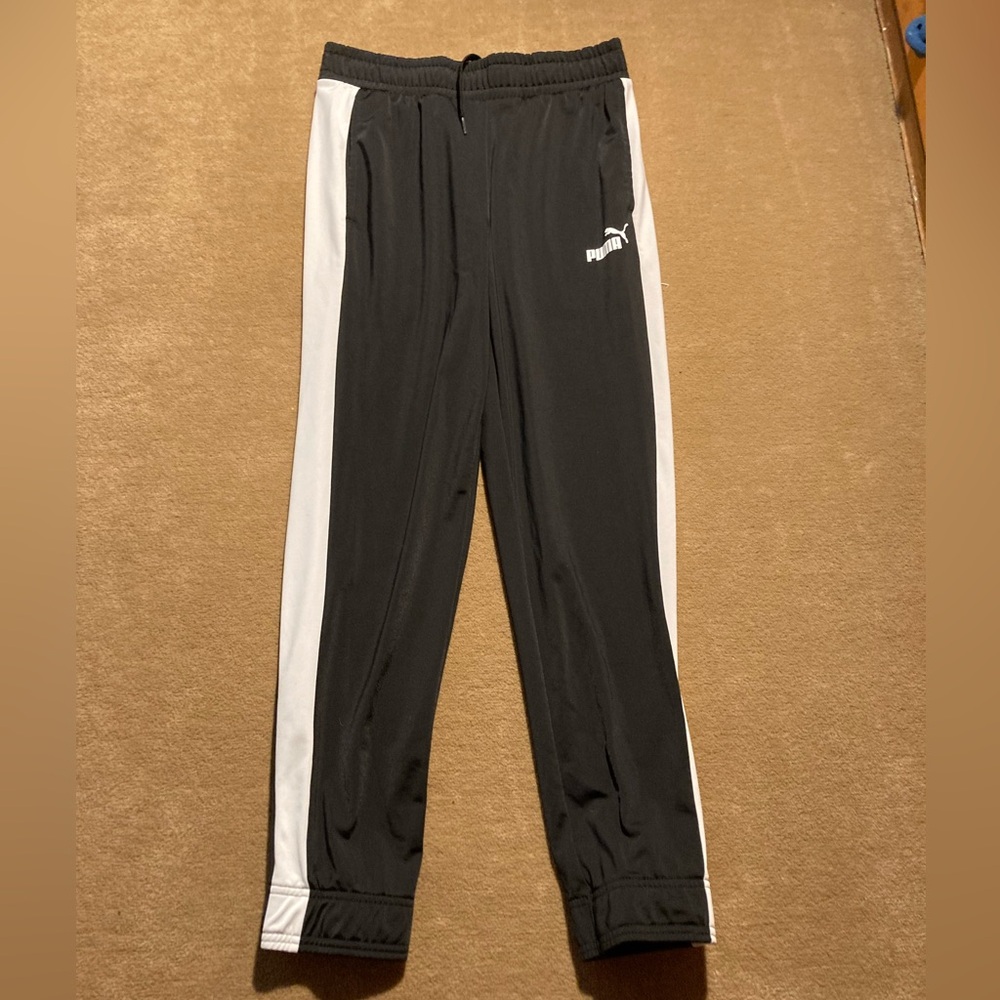 Puma Black and White Joggers